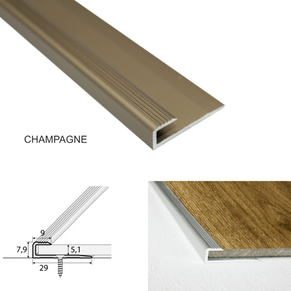 Champagne Aluminium Door Floor Threshold