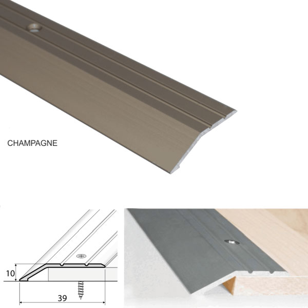 Aluminium Carpet Threshold Ramp – Door Floor Transition Trim - Image 2