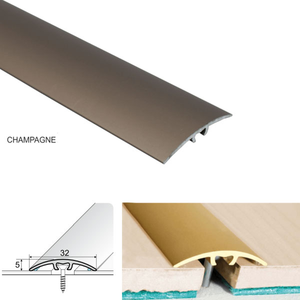 ChampagneAluminiumThresholdStripsforWooden