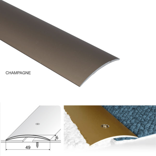 ChampagneAluminumDoorThresholdFloorTrim