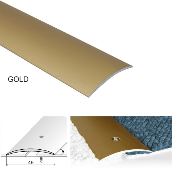 GoldAluminumDoorThresholdFloorTrim