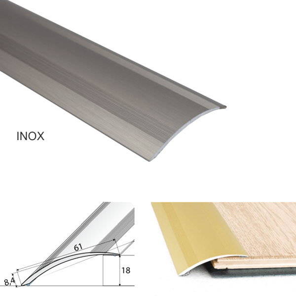 InoxSelfAdhesiveAluminiumDoorFloorTrim