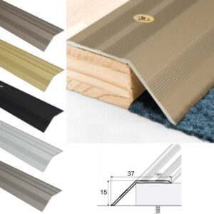 Non Slip Aluminium Door Floor Trim - Carpet Thresholds Ramp