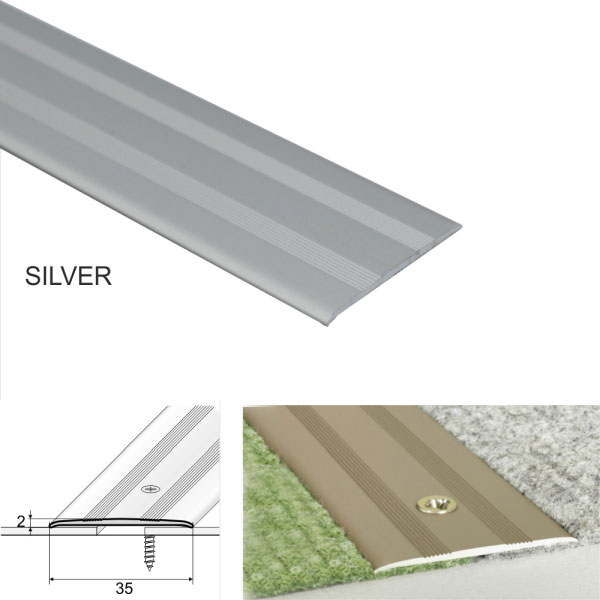 SilverHeavyDutyAluminumDoorThreshold