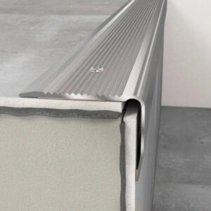 40mm x 30mm Anti-Slip Anodised Aluminium Stair Step Nosing Edge Trim
