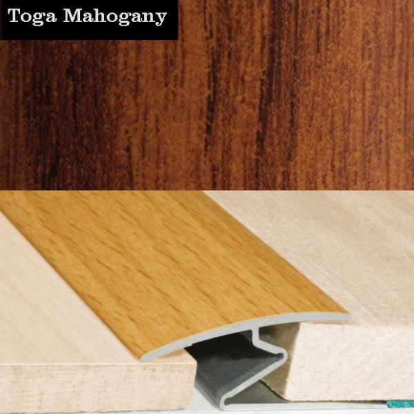 Aluminium Wood Effect Door Thresholds For Vinyl, Carpet, Laminate