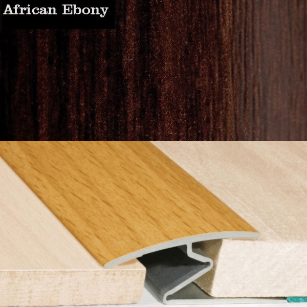 Aluminium Wood Effect Door Thresholds For Vinyl, Carpet, Laminate