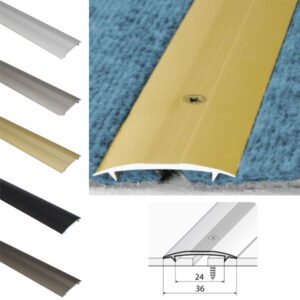Aluminum Twin Grip Joining Strip for Carpet Transitions