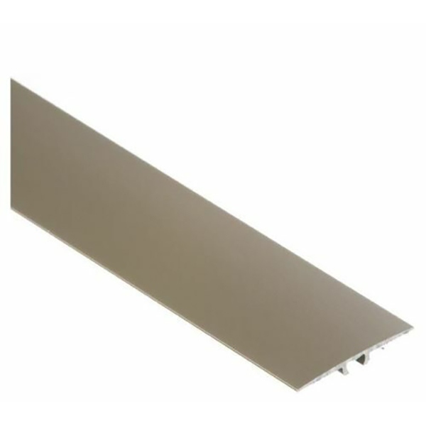 Anodized Champagne 35mm Flat Aluminium Wood Effect Door Edging Bar Trim Threshold Laminate