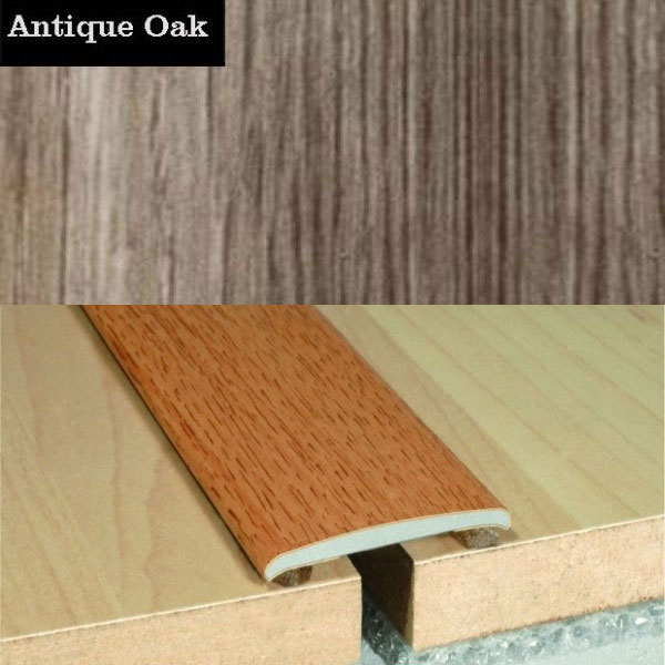 Antique Oak Aluminium Wood Effect Self Adhesive Door Threashold Door Floor Trim