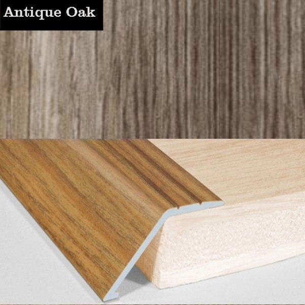 AntiqueoakAluminiumWoodEffectDoorFloorTrimCarpetThresholdRampTransition