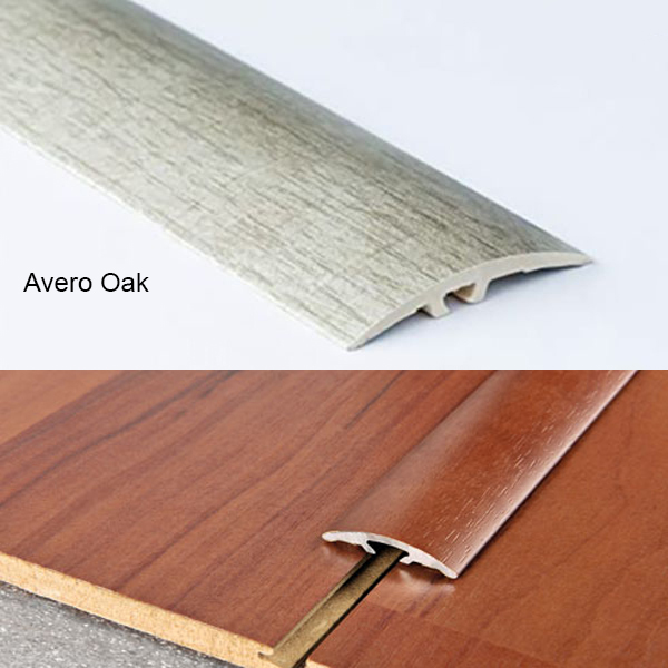 Avero oak Wood Effect Door Edging Floor Trim Threshold - 40mm Self-Adhesive