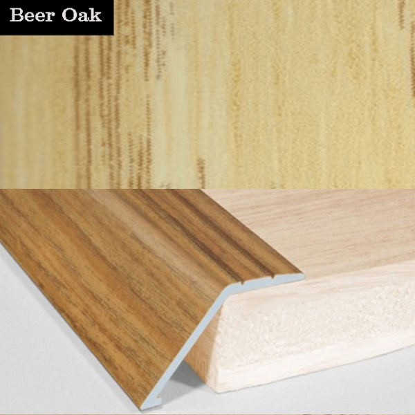 BeeroakAluminiumWoodEffectDoorFloorTrimCarpetThresholdRampTransition
