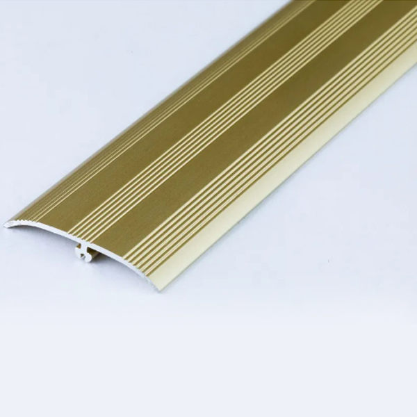 Champagne 37mm Aluminium Door Threshold Transition Strip Laminate Tiles Carpet Cover