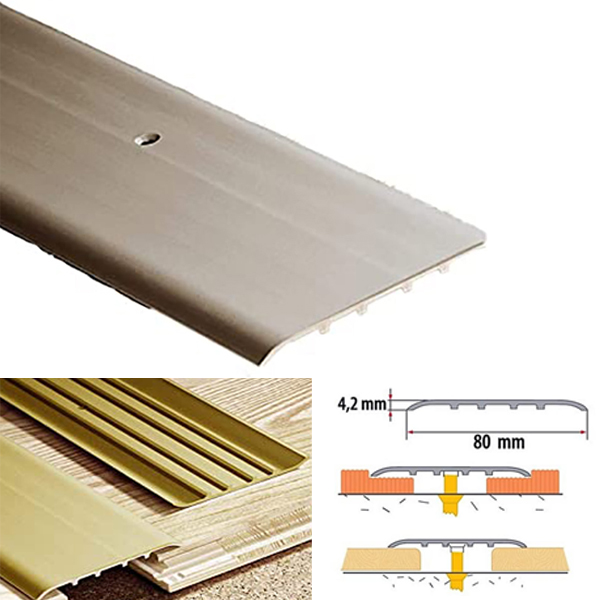 ChampagneAluminium Door Bars Threshold CarpetCover