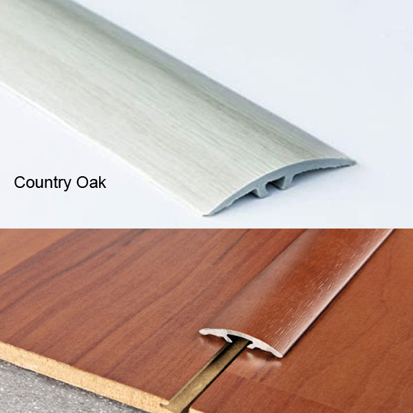 Country Oak Wood Effect Door Edging Floor Trim Threshold - 40mm Self-Adhesive
