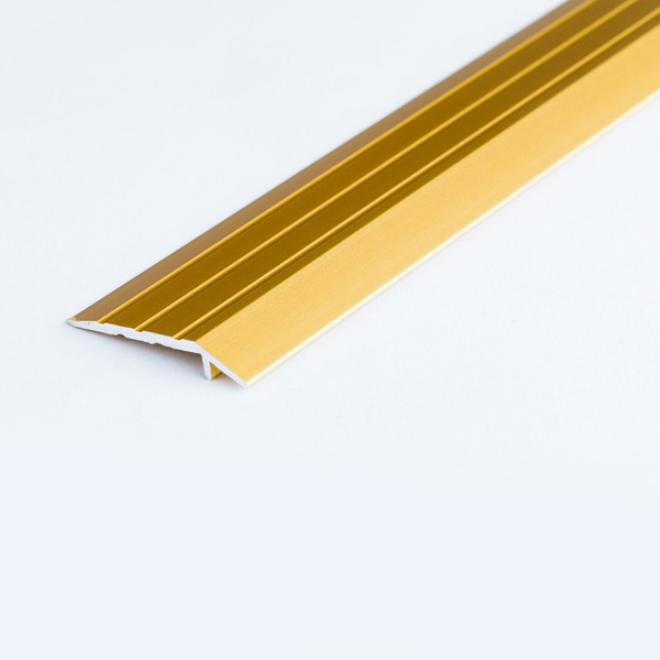 Gold Anodised Aluminium Door Floor Bar Edge Trim Threshold Ramp