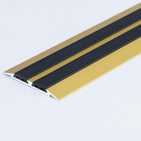 Gold Flat Carpet Door Aluminium Threshold Floor Edging Bar Trim Strip
