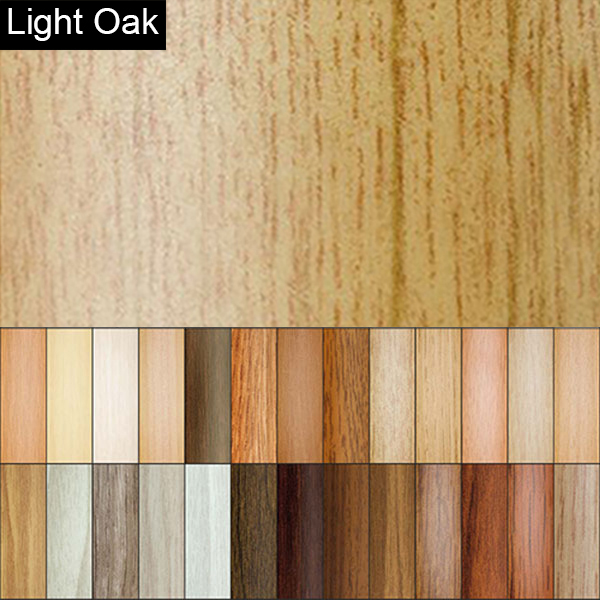 Light Oak 2mm Thick Aluminium Wood Effect Door Floor Bar Edge Trim Threshold