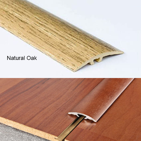 NATURAL OAK Wood Effect Door Edging Floor Trim Threshold - 40mm Self-Adhesive