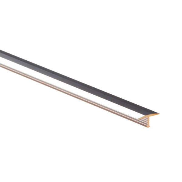 Polished Aluminium T Bar 1m Aluminium Threshold Trim Door Strip Profile