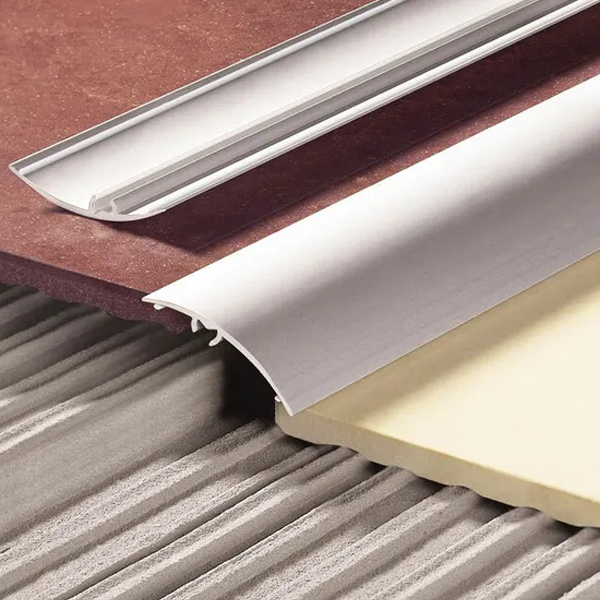 SILVER Aluminium Door Threshold Bars Strip Transition Trim Laminate Tiles