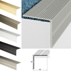 Self Adhesive Aluminium Stair Nosing for Edge Protection