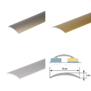 Self-Adhesive Anodised Aluminium Door Bar Floor Edge Trim Threshold