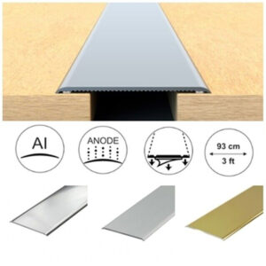 Self Adhesive Anodised Aluminium Door Floor Bar Edge TrimThreshold