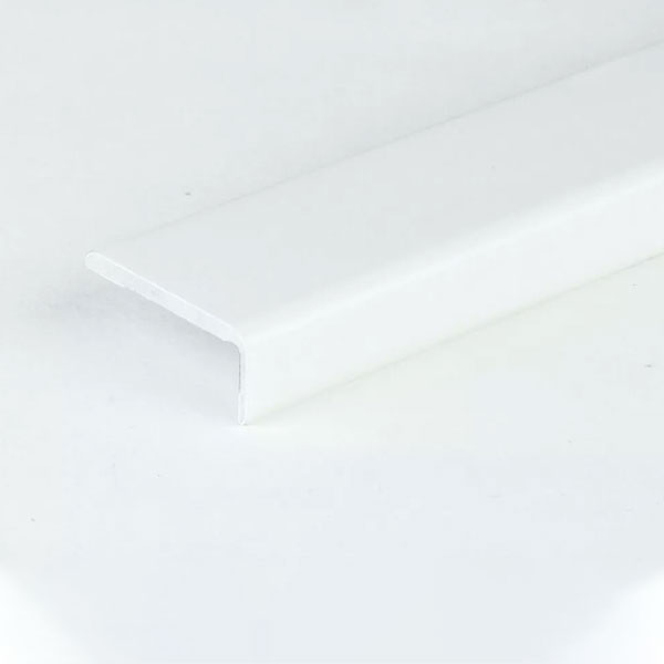 White Matt Laminate Floor Edge Profile Trims Door Threshold 2m Long