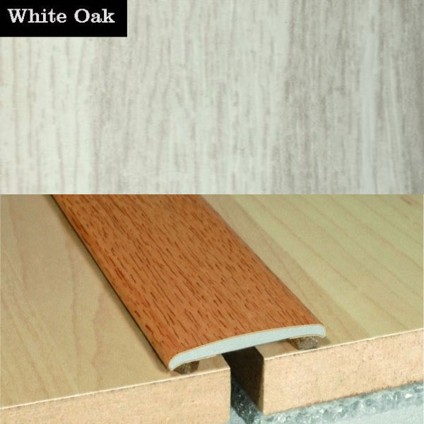 White Oak Aluminium Wood Effect Self Adhesive Door Threashold Door Floor Trim