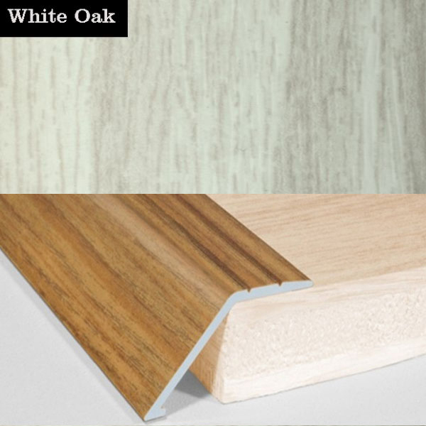 WhiteoakAluminiumWoodEffectDoorFloorTrimCarpetThresholdRampTransition