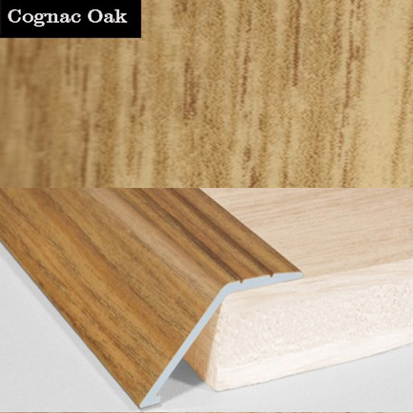 cognacoakAluminiumWoodEffectDoorFloorTrimCarpetThresholdRampTransition