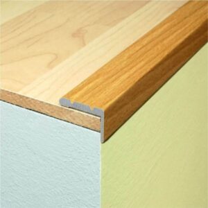 Wood Effect Aluminium Self Adhesive Stair Nosing Trim – Retro Fit