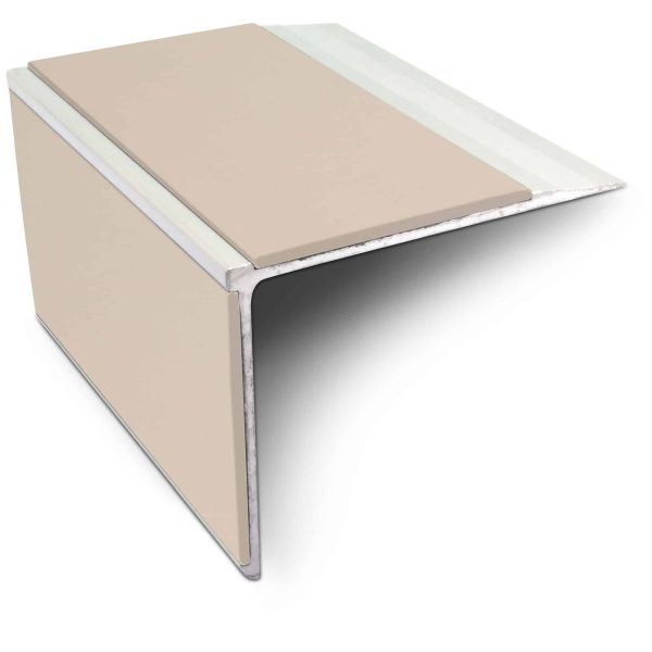 Aluminium Stair Nosing 75mm x 58mm Anti Slip PVC Insert - Image 3