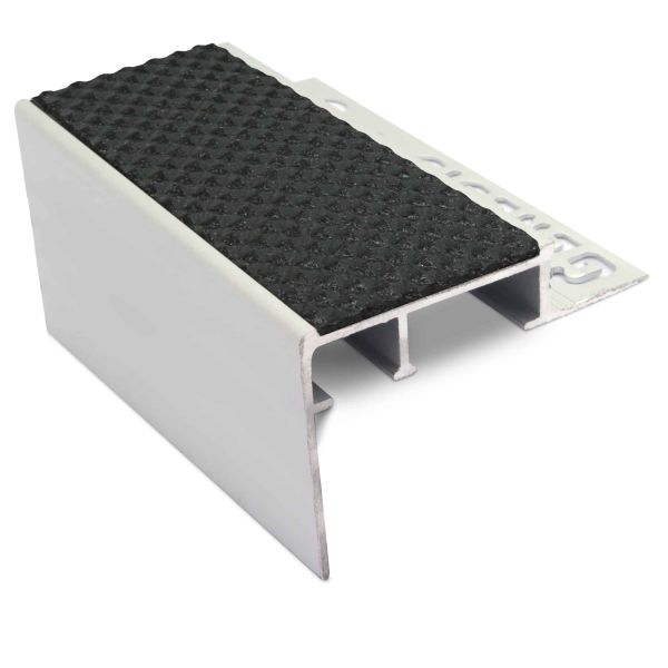Black Ceramic Tile-In Nosing 10mm Flooring Tredsafe Non Slip Heavy Duty