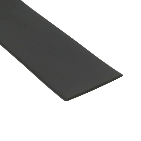 Black Commercial Stair Nosing 71 x 55mm PVC Insert Non Slip Bullnose Trim
