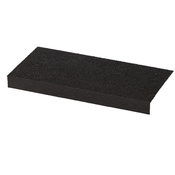 Black Medium Grit Stair Tread Cover Heavy Duty Non Slip