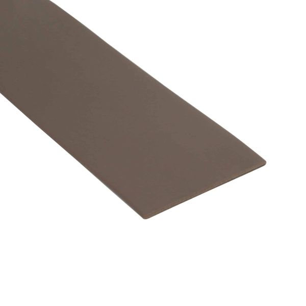 Brown Commercial Stair Nosing 71 x 55mm PVC Insert Non Slip Bullnose Trim