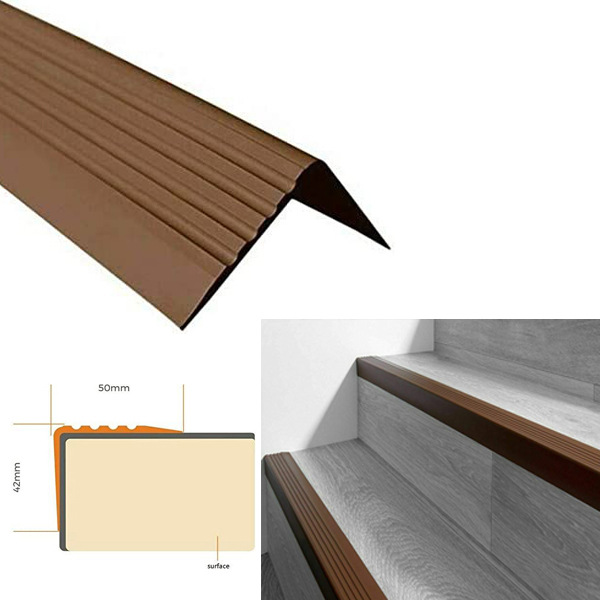 Rubber Bullnose Stair Edge Protector – Anti Slip Angle Trim - Image 6
