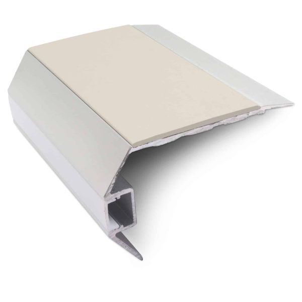 Canvas Commercial Stair Nosing 77.5mm x 48.5 mm Vision Light Down Tredsafe Non Slip