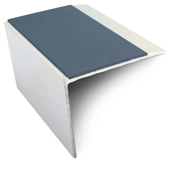 Cobalt Blue 67 x 55mm Aluminium Anti Slip Stair Nosing – DDA Compliant