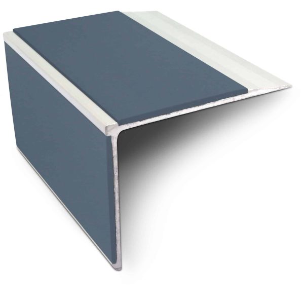 Aluminium Stair Nosing 75mm x 58mm Anti Slip PVC Insert - Image 11