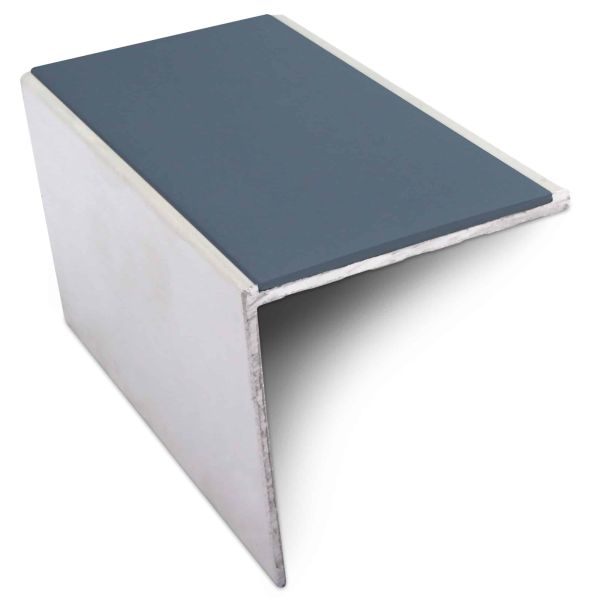 Cobalt Blue Non-Slip Commercial Stair Nosing – 56mm x 55mm Aluminium Edge Trim