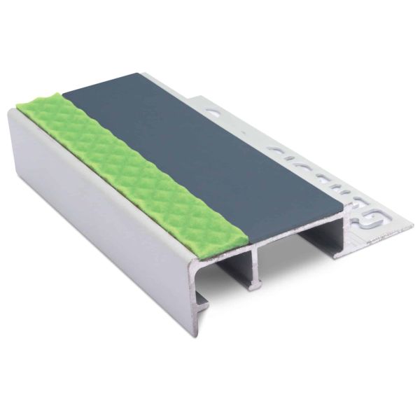 Cobalt Blue Slimline Ceramic Tile-In Stair Nosing – 10mm Non Slip Commercial