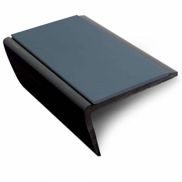Cobalt Blue Slimline Hard Nose PVC Non Slip Stair Nosing 56 x 32.5mm