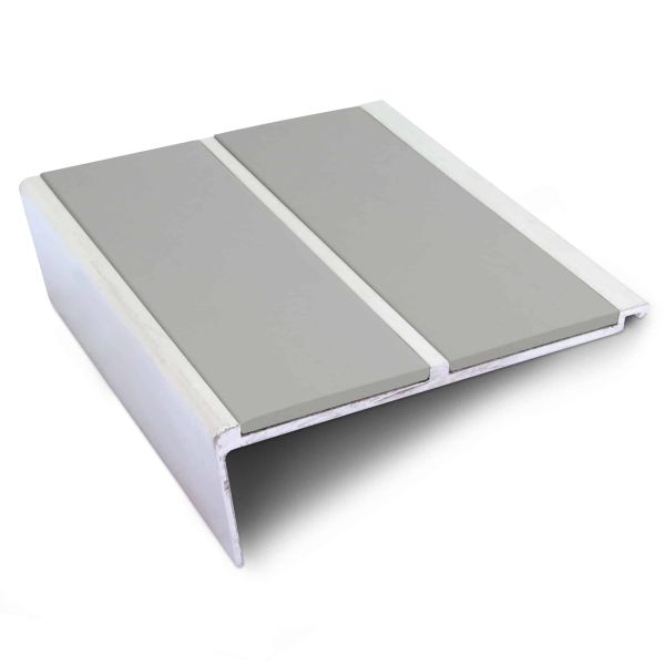 Dolphin Grey 91mm x 32mm Commercial Stair Nosing – Non Slip PVC Edge Trim