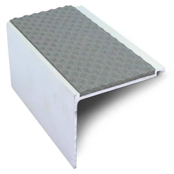 Dolphin Grey Non Slip Tredsafe Stair Nosing NHD 17 - 60 x 55mm