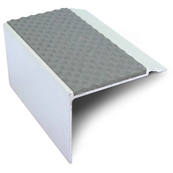 Dolphin Grey Tredsafe Non-Slip Stair Nosing 72 x 55 mm – Durable & Safe Steps
