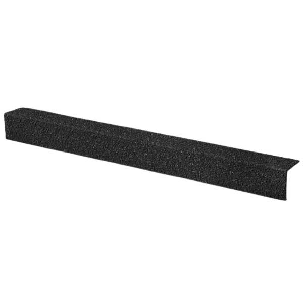 GRP Stair Nosing Cover 55mm x 55mm Non-Slip Black Medium Grit